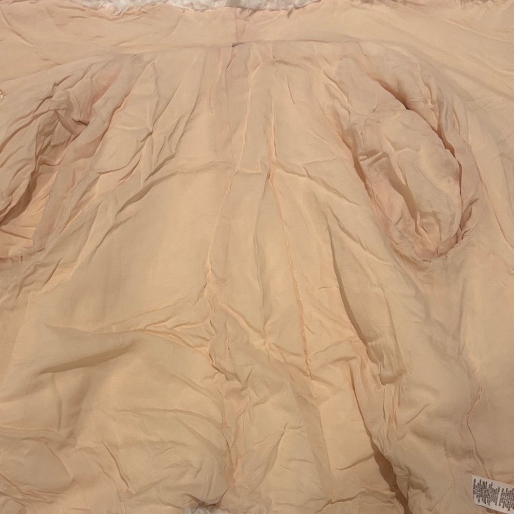 RARE Free People Cream Faux Fur Jacket - Picture 8 of 8